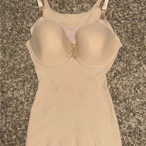 Shapeez Medium-C Cami-Style Back-Smoothing Underwire Bra with Foam-Cup